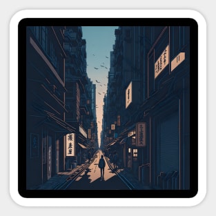 Japan Tokyo streets Sticker